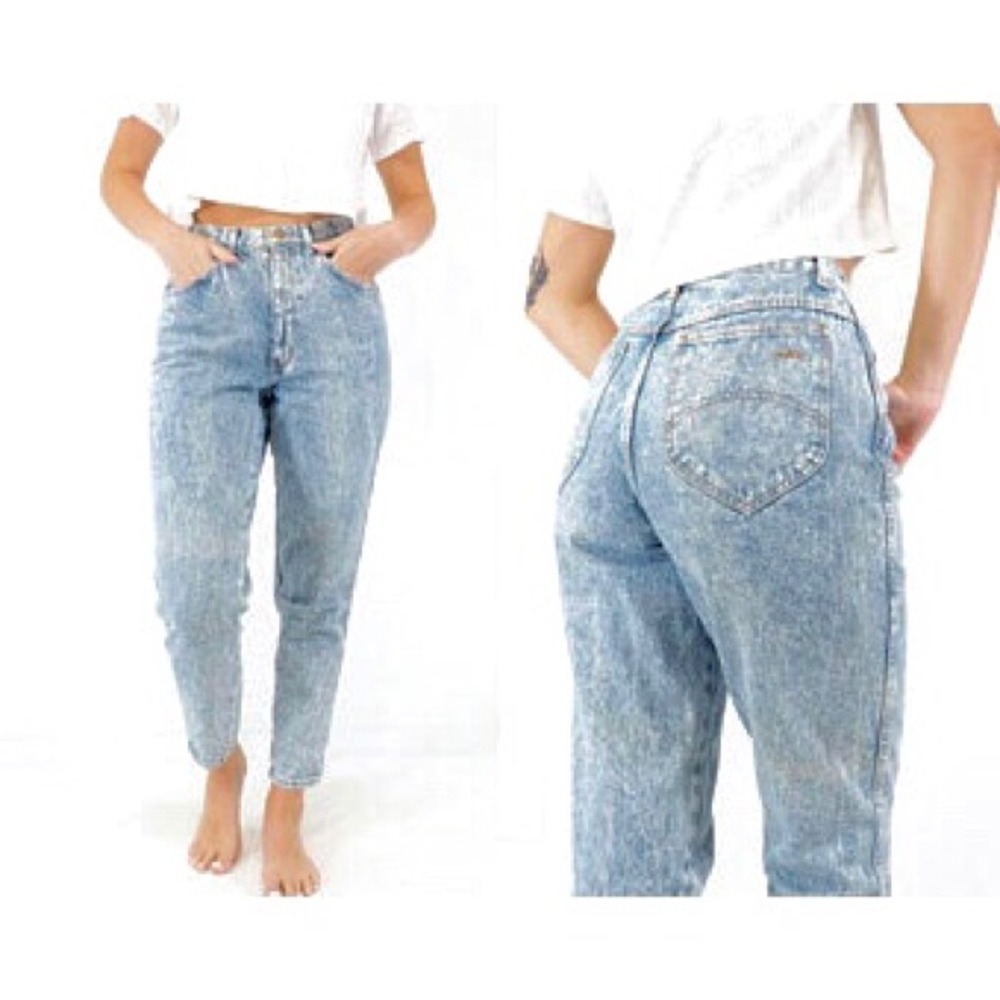 Chic | VTG 1980’s Acid Wash High Rise Quality Denim Mom Jeans